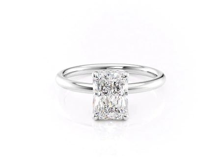 The Alex Set With A 1 Carat Radiant Moissanite Hot on Sale