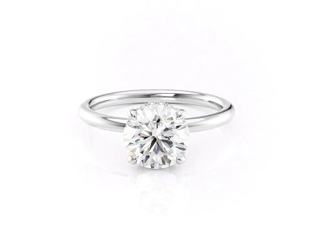 The Alex Set With A 3 Carat Round Moissanite Online