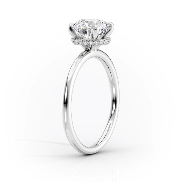 The Alex Set With A 4 Carat Oval Moissanite For Cheap