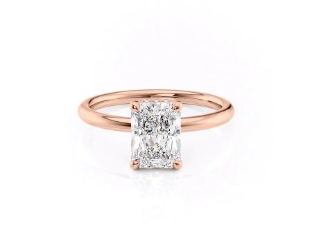 The Alex Set With A 2.5 Carat Radiant Moissanite Online Hot Sale