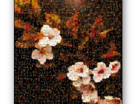 Social Mosaic Canvas Print For Cheap